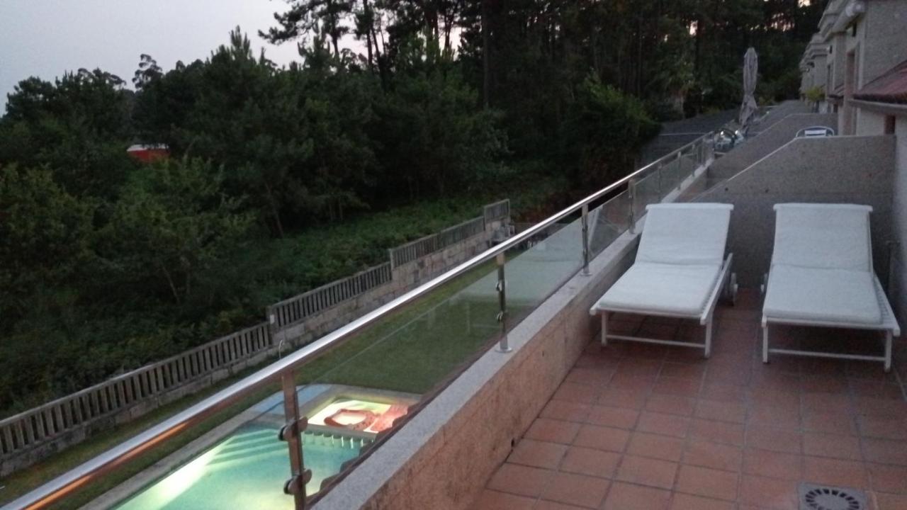 Ferienwohnung Atico A 3 Km De Sanxenxo Con Piscina Y Garaje Exterior foto